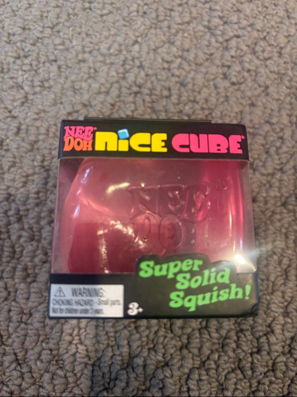 Needoh viral Nice Cube Super Solid Squish - Pink